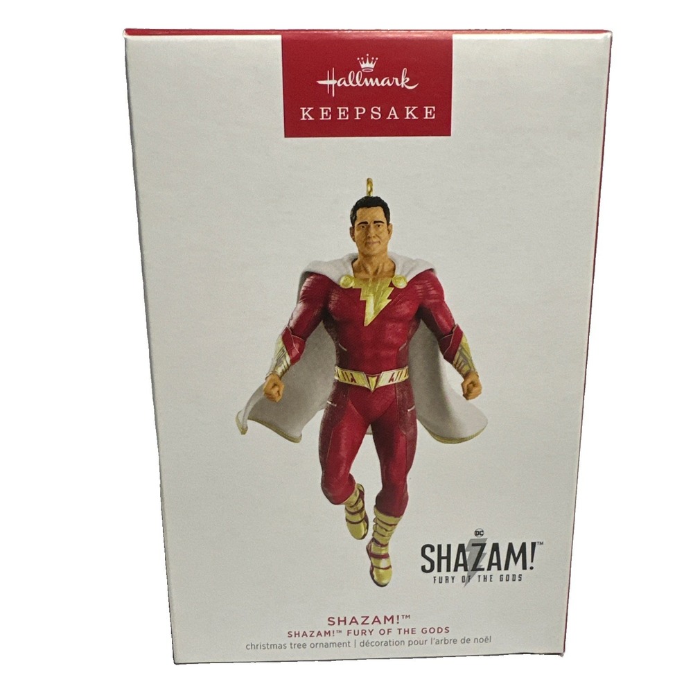 Hallmark Keepsake DC Comics Shazam "Fury Of The Gods" Christmas Ornament 2023